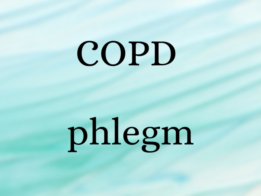 copd and coughing up mucus